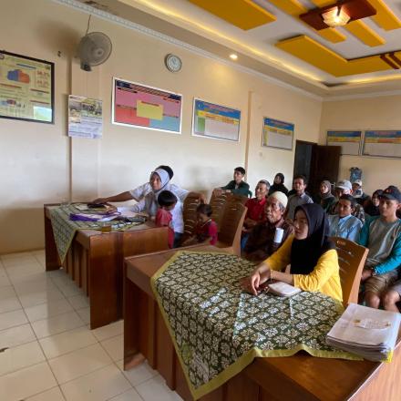 Pelaksanaan Kerja Bakti, Sosialisasi Program Kerja, dan Kegiatan Sosial KKN di Desa Kaligawe