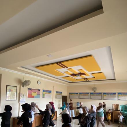 Senam Pagi dan Latihan Persiapan Acara PKK se Kecamatan Karangdadap