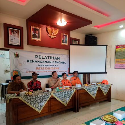 PELATIHAN PENANGANAN BENCANA DESA KALIGAWE