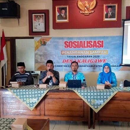 SOSIALISASI PENANGANAN SAMPAH DESA KALIGAWE